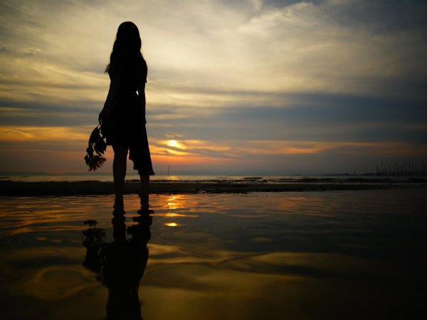 Саксофонист на закате