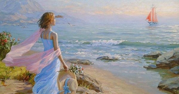 Художник Олег Васянович картины море