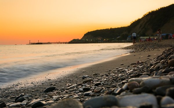 Туапсе море городской пляж