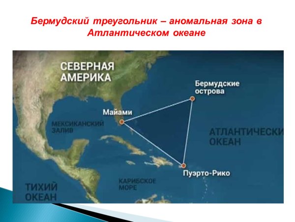 Бермудский треугольник море чудовищ