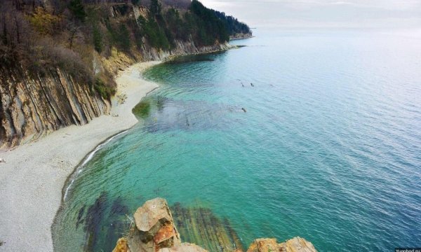 Дикий пляж Туапсе Кадош