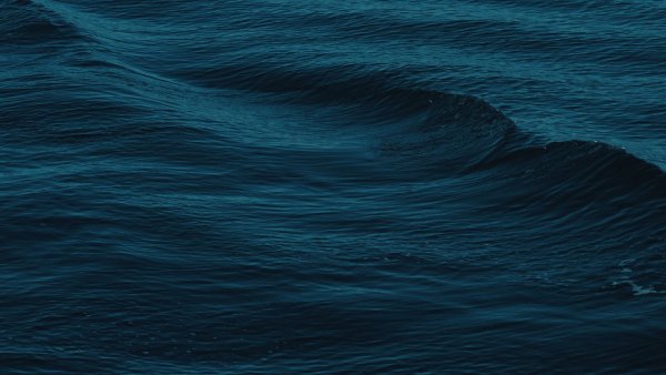 Пейзаж синего моря