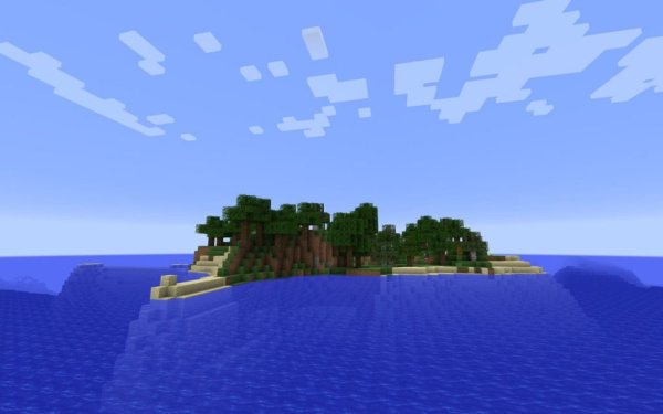 Глубокий тёплый океан майнкрафт