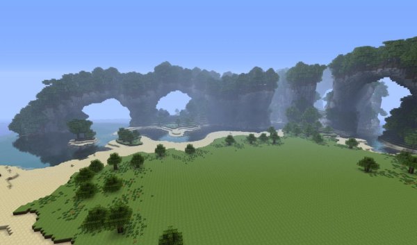 Красивые острова в МАЙНКРАФТЕ