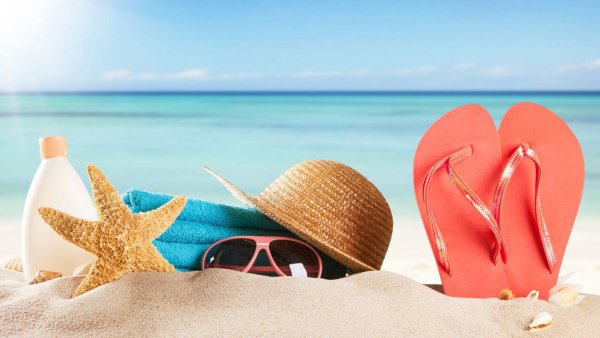 Пляж рисунок