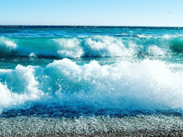 Слабое волнение моря