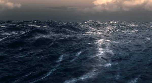 Море волнуется