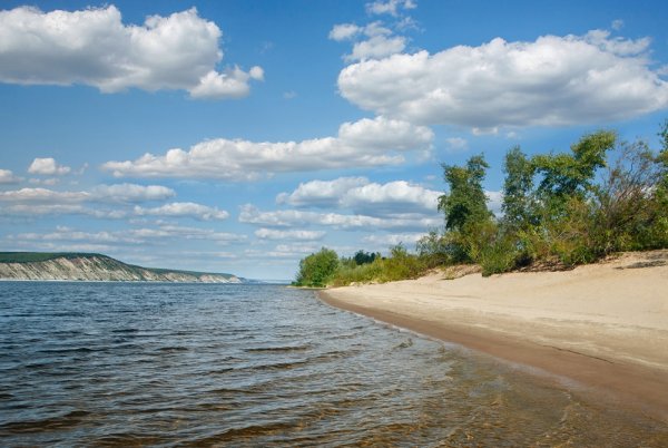 Река Волга Саратов пляж
