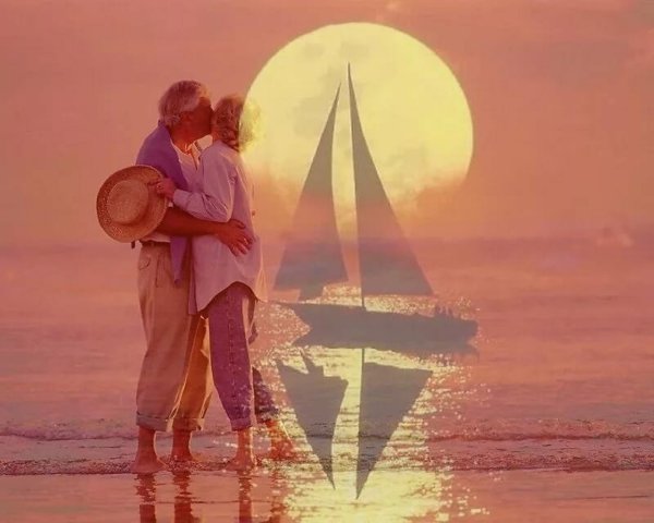 Девушка прощается с морем