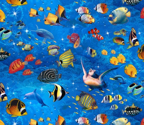 Рыбки в океане