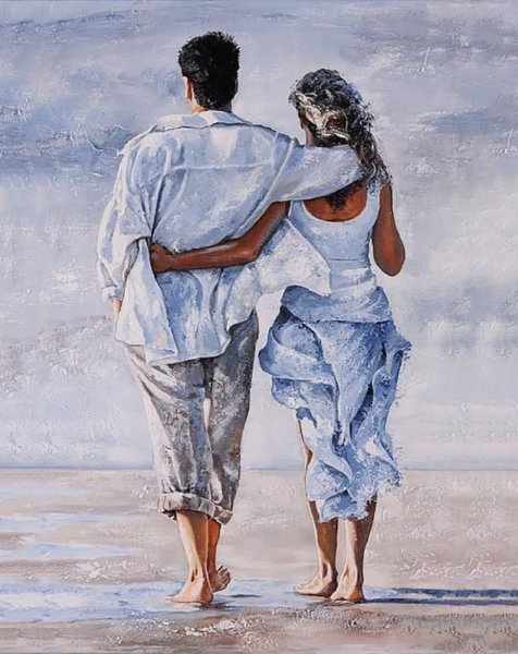 Мужчина и женщина живопись