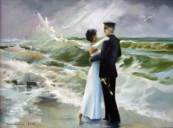 Краевский Владимир художник море