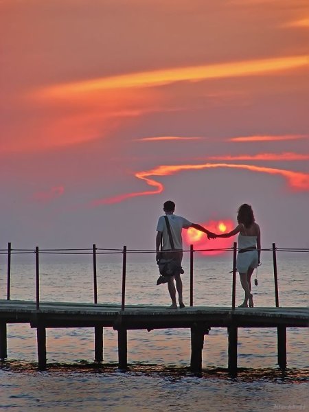 Закат вдвоем