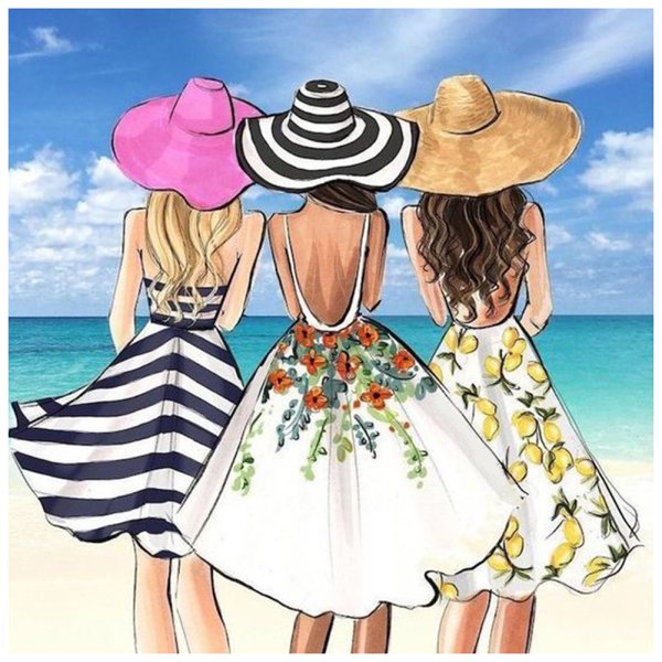 Модные иллюстрации море