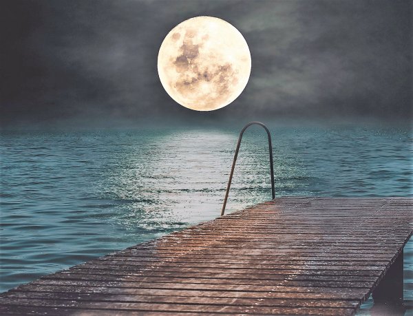 Океан ночью