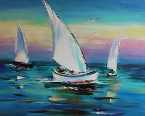 Художник Косцова - морские пейзажи