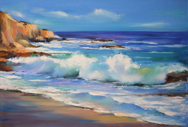 Вернон Керр морской пейзаж с чайкой