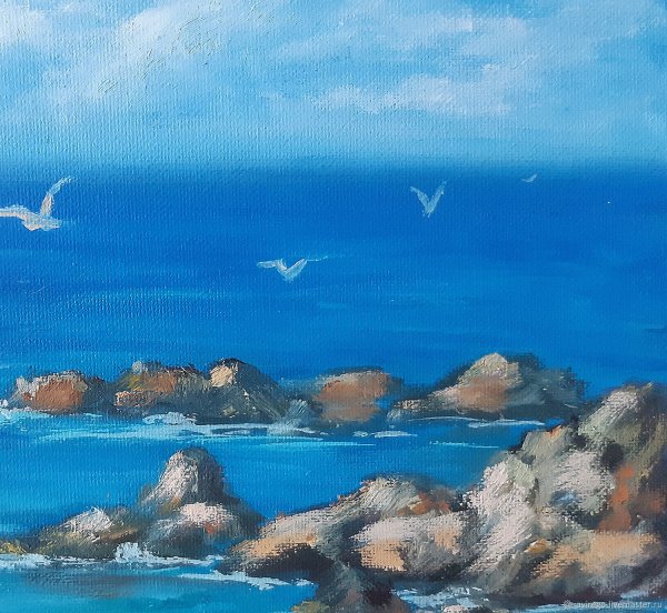 Художник Сергей Стоев морской Прибой