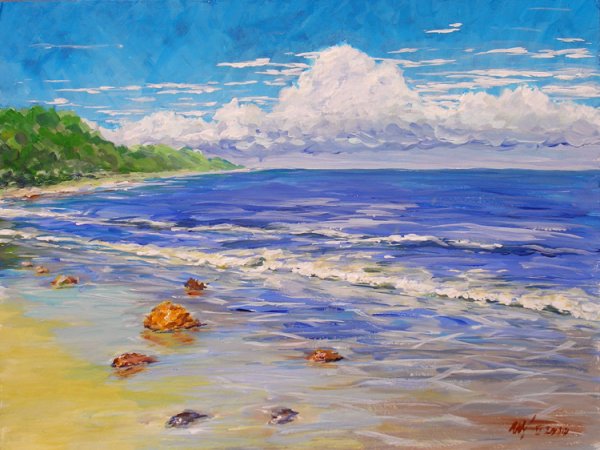 Нарисовать море