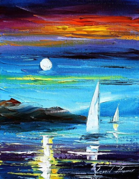 Красивые пейзажи для рисования