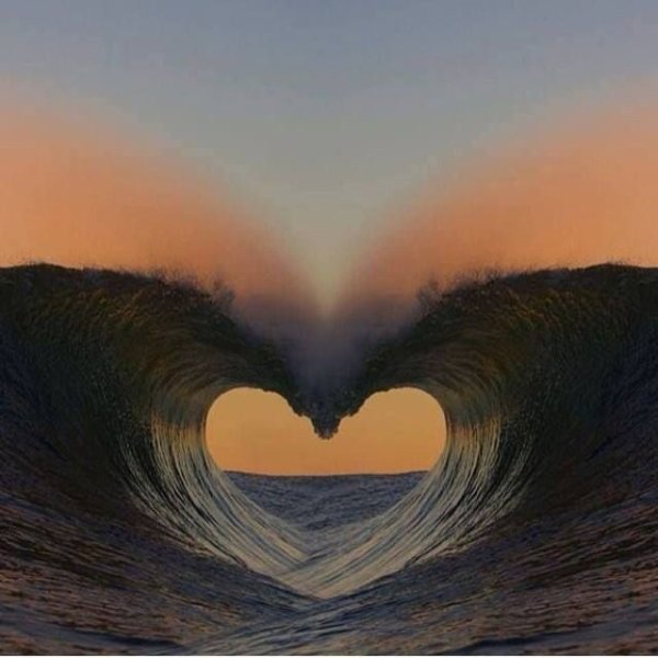 Природа в виде сердца