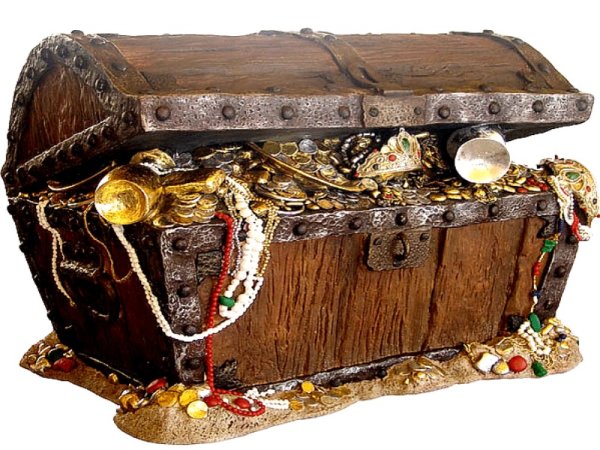 Остров сокровищ сундук