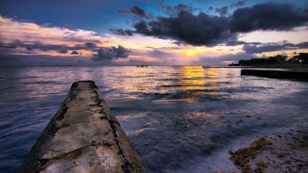 Природа море вечер