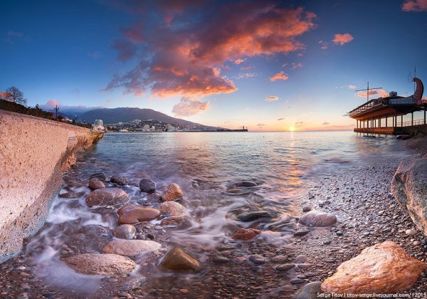 Красивое море Ялты