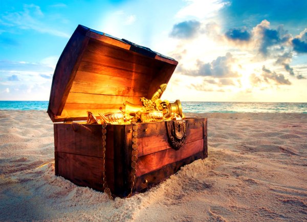 Остров сокровищ сундук