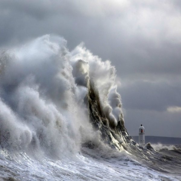 Энди Симмонс пейзаж море шторм