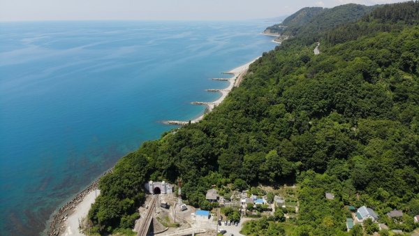 Берег черного моря Туапсе