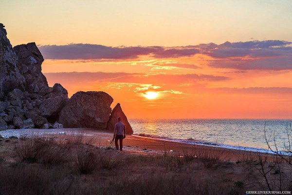 Крым золотое Генеральские пляжи