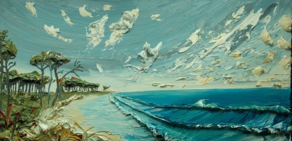 Джастин Геффри морской пейзаж