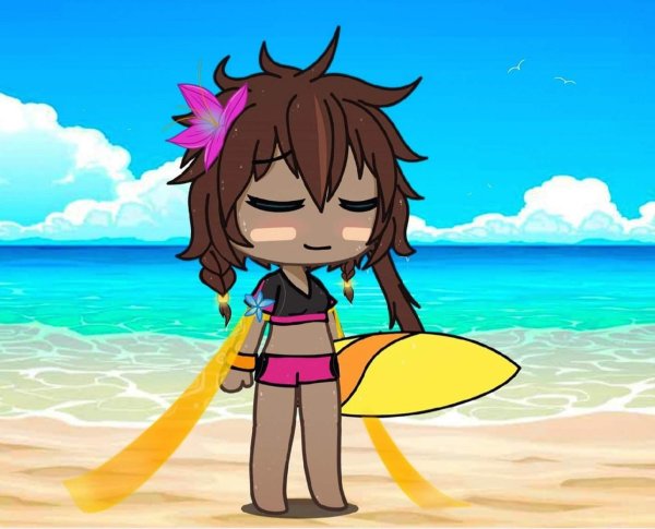 Фон моря гача лайф