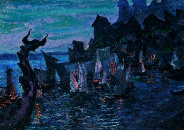 Иллюстрации Билибина к опере Римского-Корсакова "Садко"