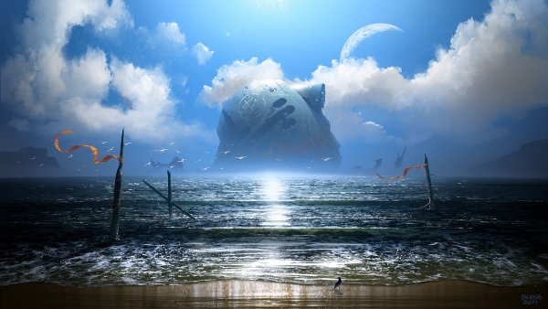 Фантастические морские пейзажи