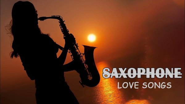 Девушка плащ саксофон