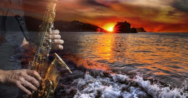 Саксофон закат любовь море