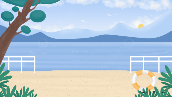 Векторная иллюстрация побережья