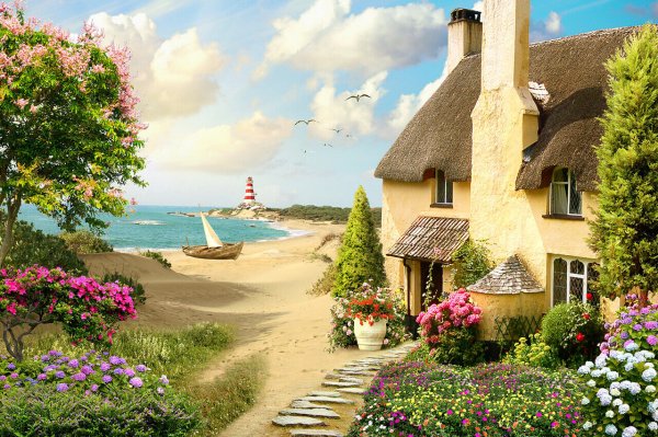 Сказочный дом у моря