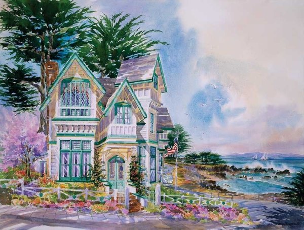 Уютные картины Janet Kruskamp