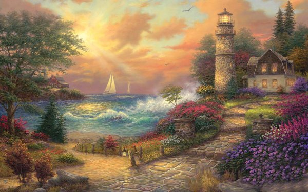 Картина Рахманинова островок