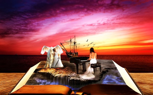 Пианино у моря