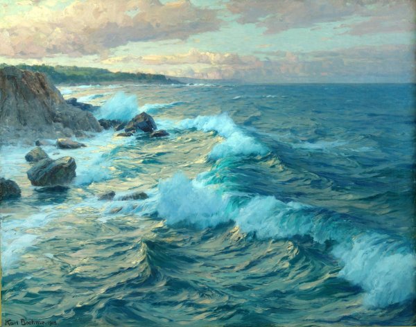 Карл Зальцман морской пейзаж