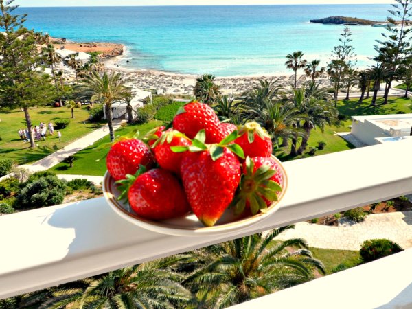 Кипр море фрукты