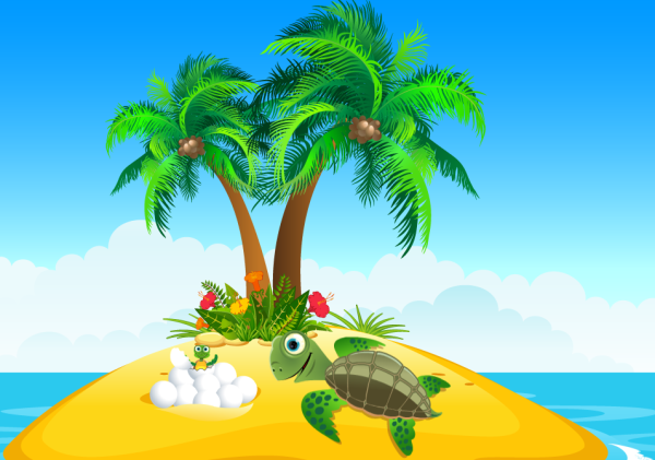 Тропический пейзаж в живописи