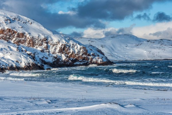 Баренцево море Териберка