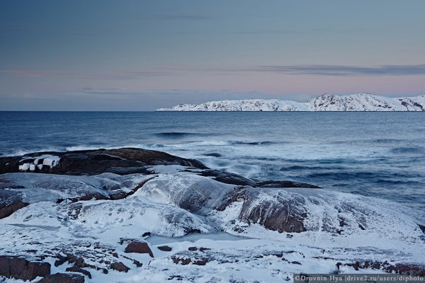 Мурманск берег Баренцева моря