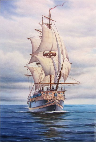 Корабль для декупажа