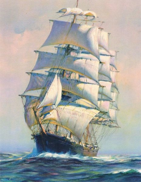 Корабль для декупажа